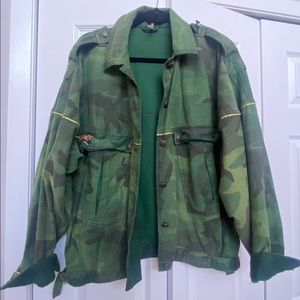 Free People Camo Jacket